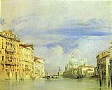 Venice. The Grand Canal. by Richard Parkes Bonington